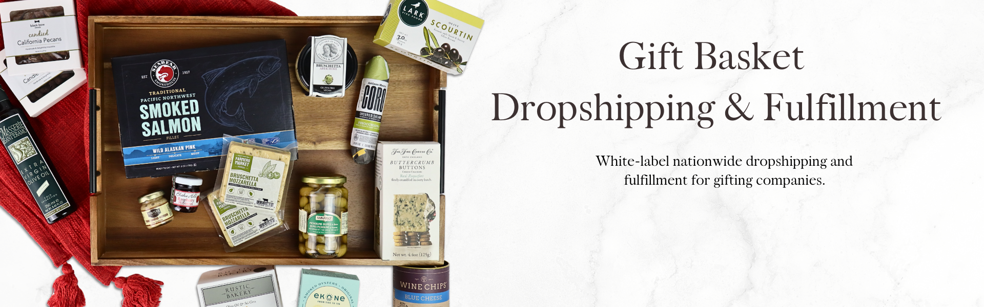 gift basket dropshipping and fulfillment white label services by Apple Blossom gifting USA