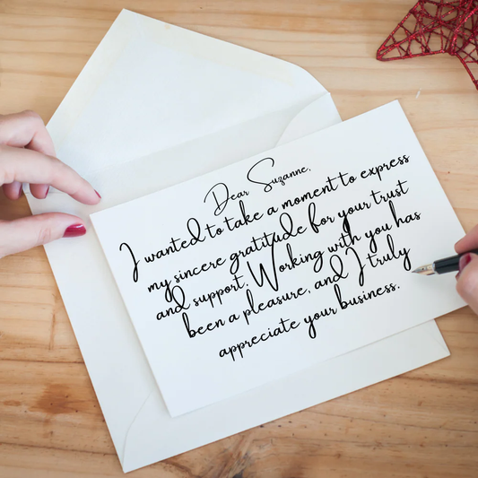 upgrade to make your message handwritten
