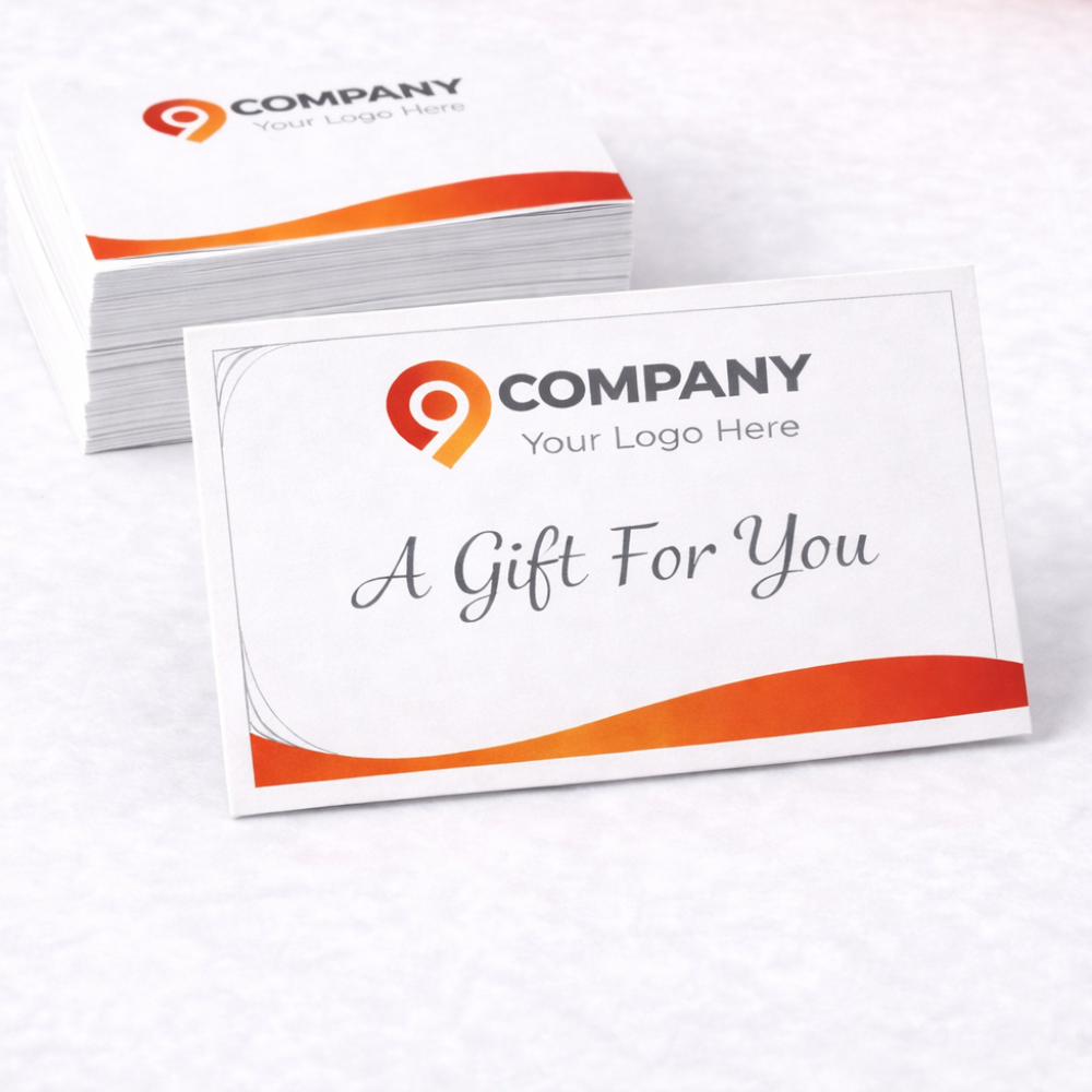 branded message cards fro gift basket dropshipping