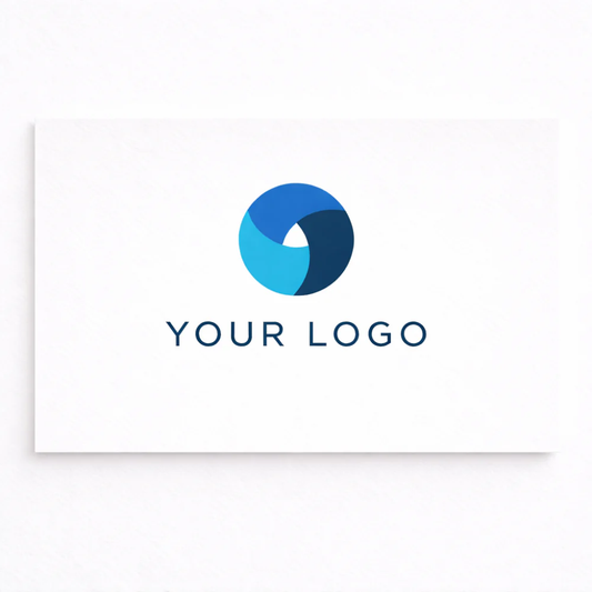 upload your logo to message card